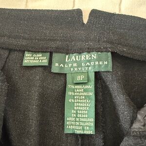 Ralph Lauren Gray Wool Blend Trousers